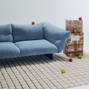 Upholstered Sofa, 3 Seater