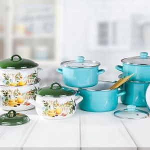 Stainless Steel Cookware Set, 10 Pcs